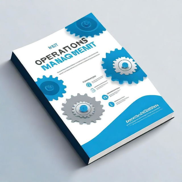 Design a cover for a book titled 'Operations Management'