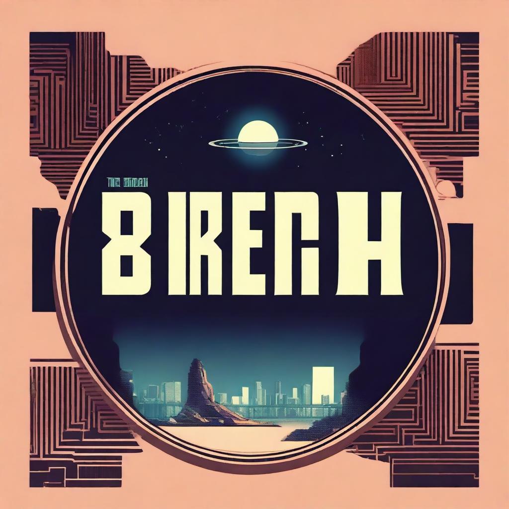 Create a movie title image for a sci-fi film called 'The Breach'