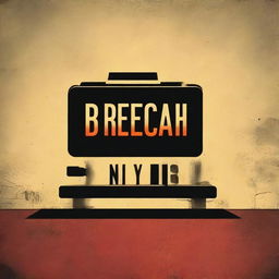 Create a movie title image for a film called 'The Breach'