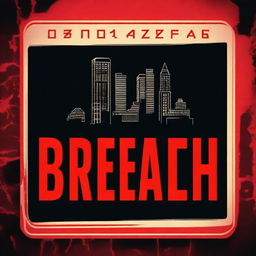 Create a movie title image for a film called 'The Breach'