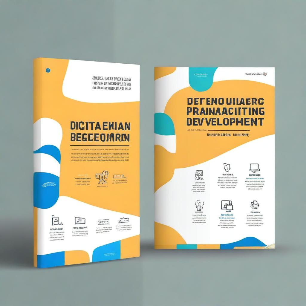 Create a book cover titled 'Digitilization Handbook for Training and Development'