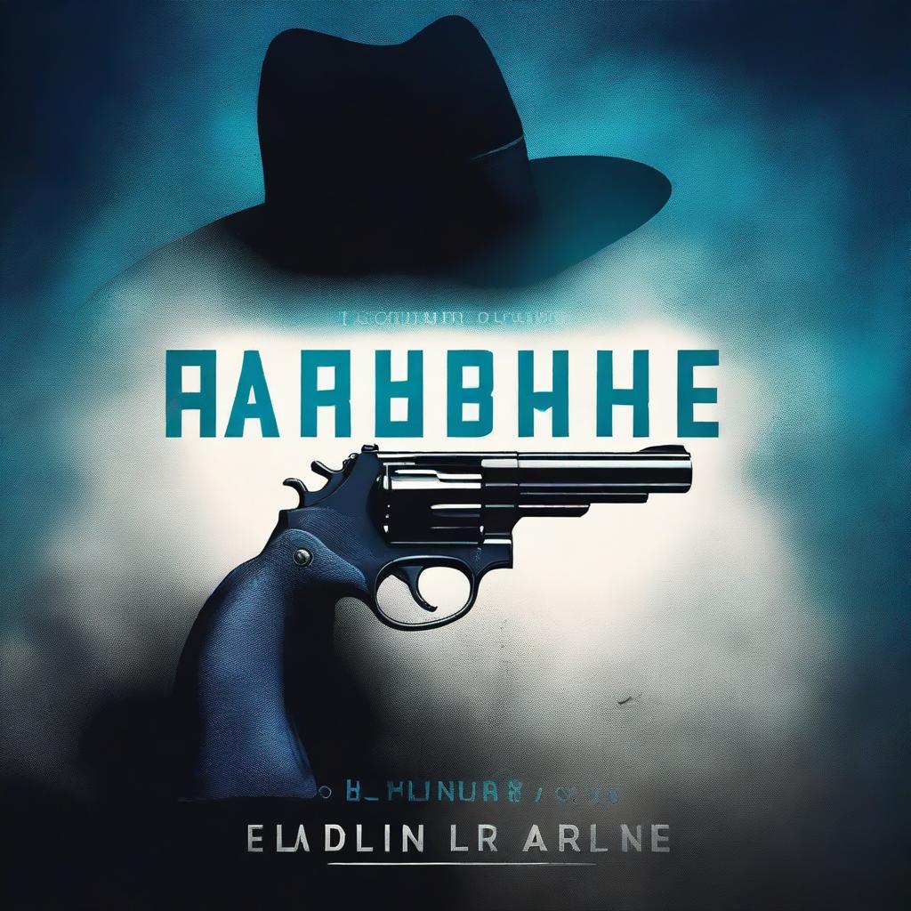 A dark romance book cover with a blue theme