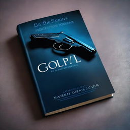 A dark romance book cover with a blue theme