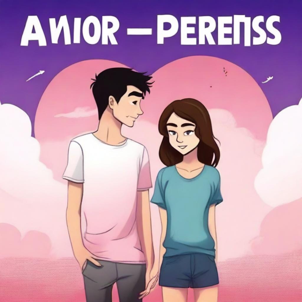 Create a book cover titled 'Amor Entre Parênteses'