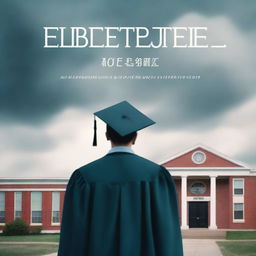 A poignant book cover depicting a sad story about graduation day