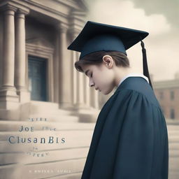 A poignant book cover depicting a sad story about graduation day