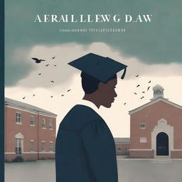 A poignant book cover depicting a sad story about graduation day