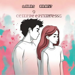 Create a book cover titled 'Amor Entre Parênteses'