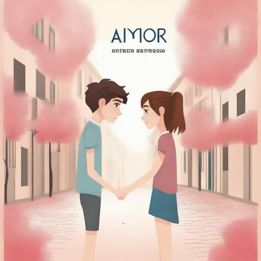 Create a book cover titled 'Amor Entre Parênteses'