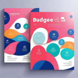 Design a professional and visually appealing cover for a project file on the topic of 'Budget'