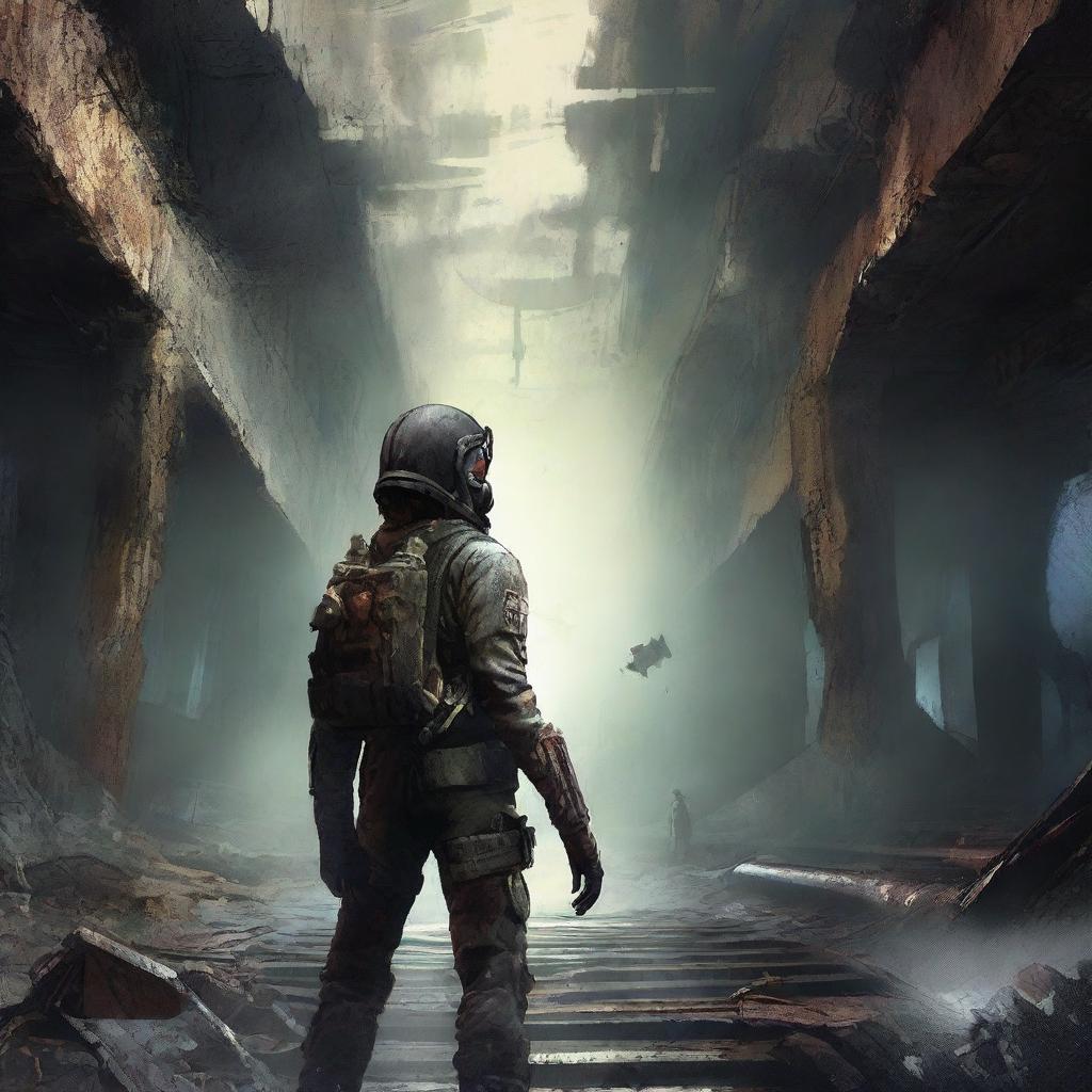 A cover inspired by the video game Metro 2033