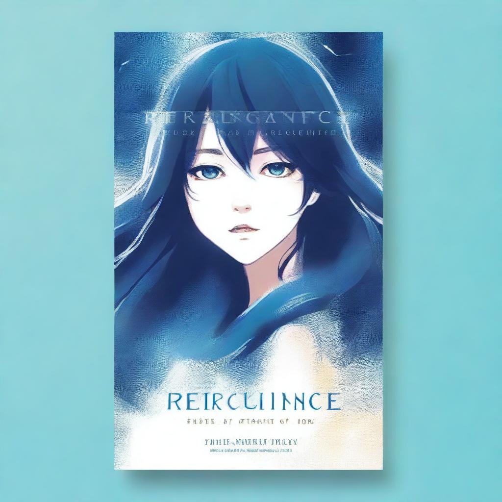 Design a book cover for the title 'Resurgence,' a fanfiction filled with heroes and angst