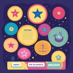 Design a kids quiz about Matariki with a vibrant and engaging interface