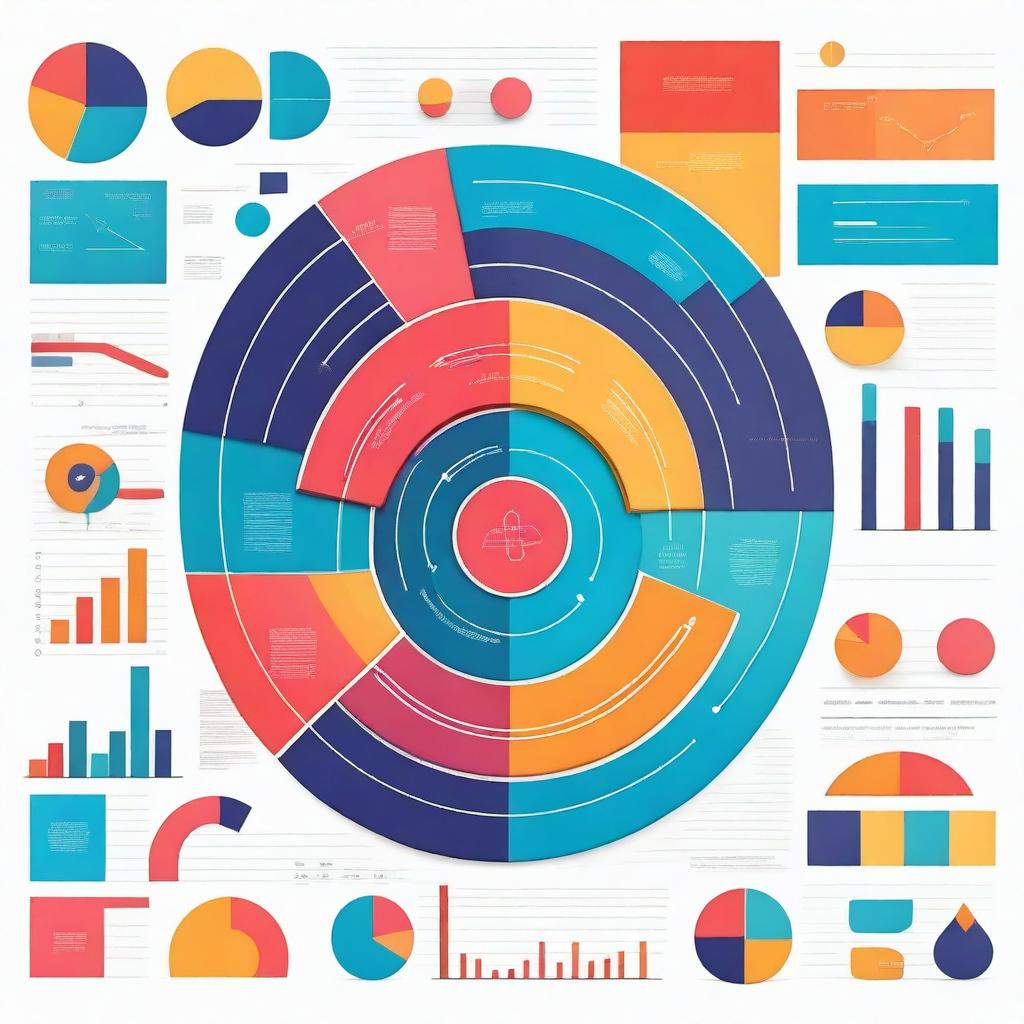 A vibrant and engaging cover for a math project titled 'Mathematics Project' featuring various graphs, charts, and mathematical symbols