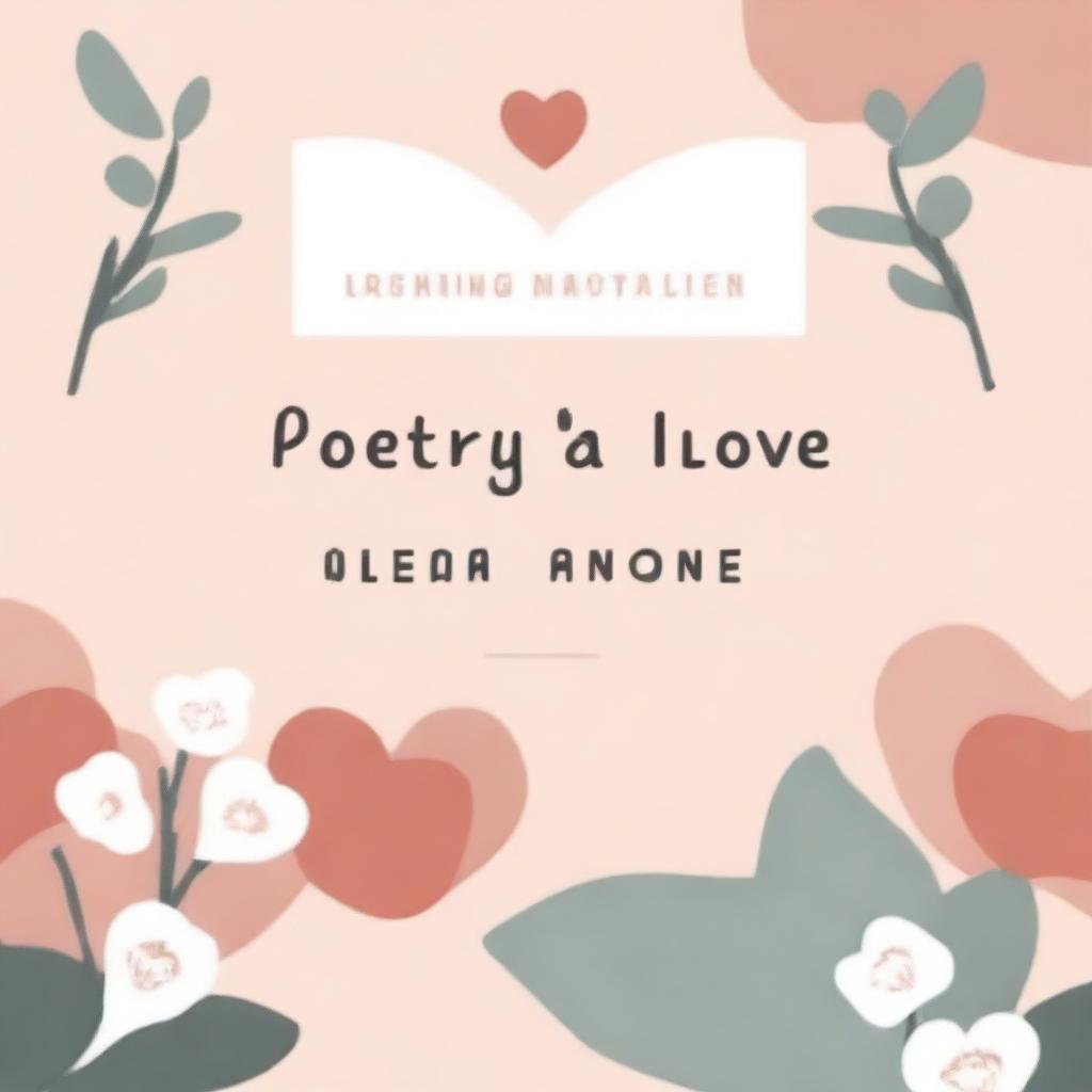 Create a cover for a poetry ebook about self-love