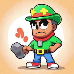 Create a new Brawl Stars character named Gerald for the Brawlydays event