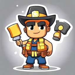 Create a Brawl Stars boy character named Pedro, themed around the Sands of Time