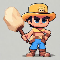 Create a Brawl Stars boy character named Pedro, themed around the Sands of Time