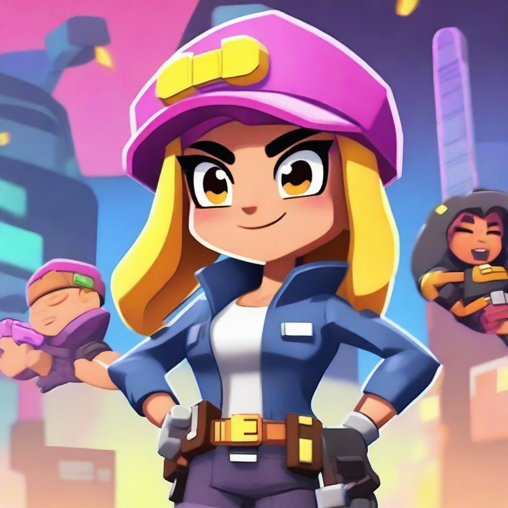 Create a new Brawl Stars girl character named Emily