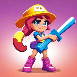 Create a new Brawl Stars girl character named Molly