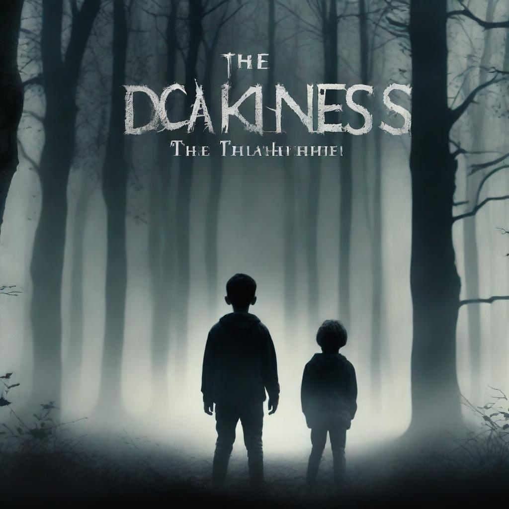 Create a horror film poster for a movie titled 'The Darkness Within'