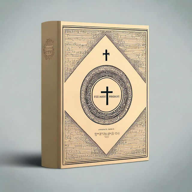 A cover design for a college reference book on religion