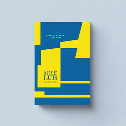 A blue book cover with yellow accents