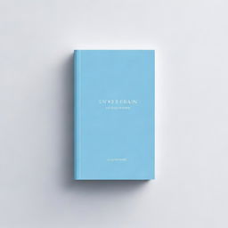 A light blue book cover with a minimalist design