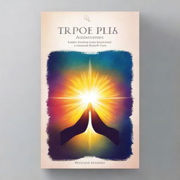 Crie uma capa de livro com o tema 'Resolvi Aceitar', que tenha um visual religioso