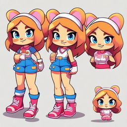 Create a Brawl Stars girl character named Sophie, inspired by the Year of the Tiger