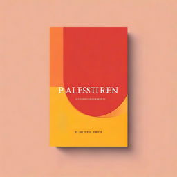 Design a simple book cover with the title 'Palæstinenseren'