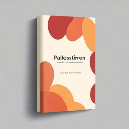 Design a simple book cover with the title 'Palæstinenseren'