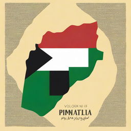 Create a compelling book cover focused on the theme of identity and Palestine