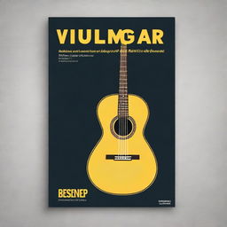 Crie uma capa para um curso de violão