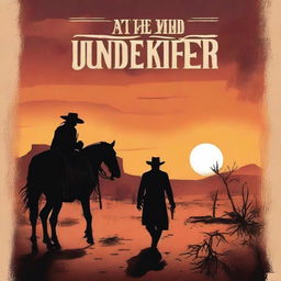 Create a movie poster for a western film titled 'The Undertaker'