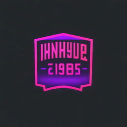 Create a retro-themed logo for 'IronHyde1985'