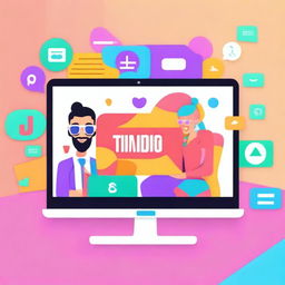 A vibrant and eye-catching YouTube thumbnail for an affiliate marketing video