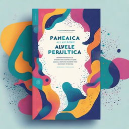 Create a book cover for a collection of random poems titled 'Aleatoriedade Poética'