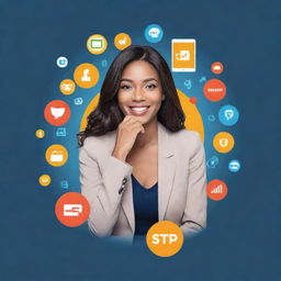 An enhanced high-quality profile picture for 'promos.da.internet', incorporating elements that signify internet promotions, and highlighting the brand's connection to an array of diverse digital product deals.