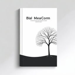 A simple book cover featuring an outline of a path leading to a tree