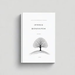 A simple book cover featuring an outline of a path leading to a tree