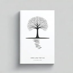 A simple book cover featuring an outline of a path leading to a tree