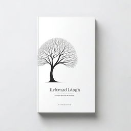 A simple book cover featuring an outline of a path leading to a tree