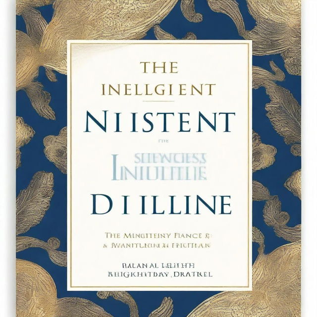 The book cover for 'The Intelligent Investor’s Mindset: Behavioral Finance and Emotional Discipline' is designed to convey a sense of clarity, professionalism, and wisdom