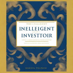 The book cover for 'The Intelligent Investor’s Mindset: Behavioral Finance and Emotional Discipline' is designed to convey a sense of clarity, professionalism, and wisdom