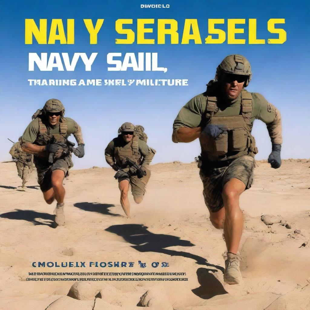 A detailed and professional booklet cover for Navy SEALs training