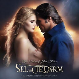 Create a book cover for a romance novel titled 'The Ally of the Storm'