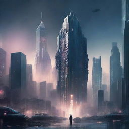 Design a dystopian novel cover featuring an AI ruling the world