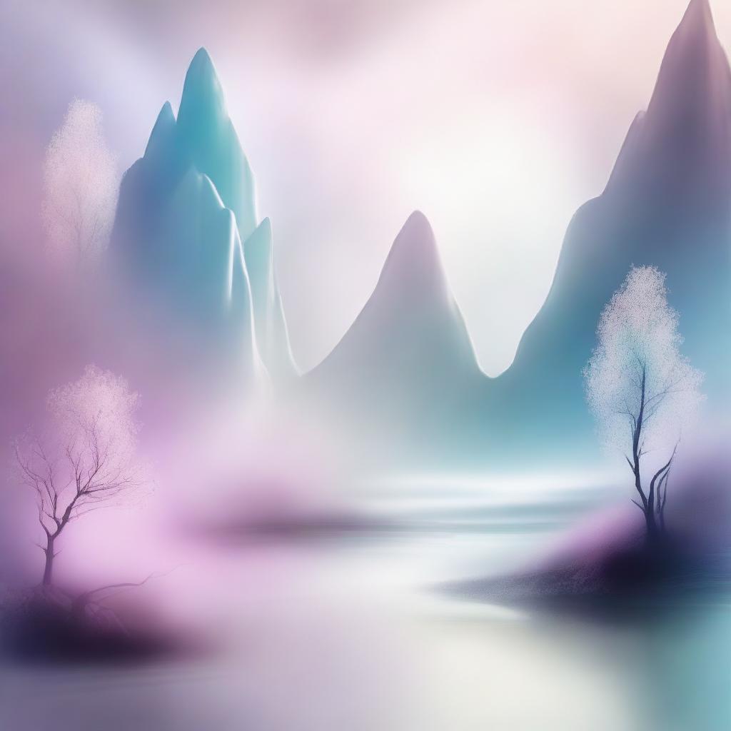 Create an image depicting ethereal echoes, with a dreamlike atmosphere