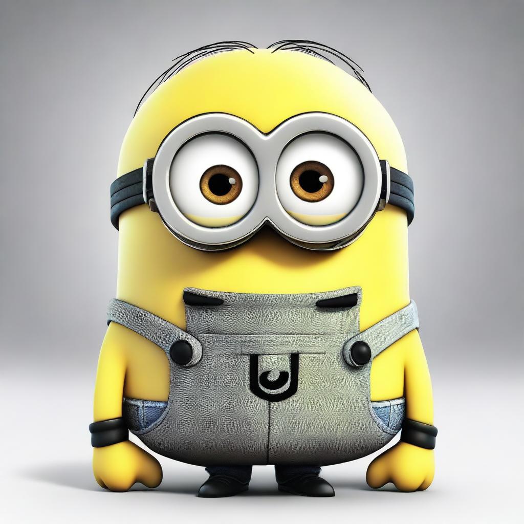 A Minion from the Despicable Me series crying